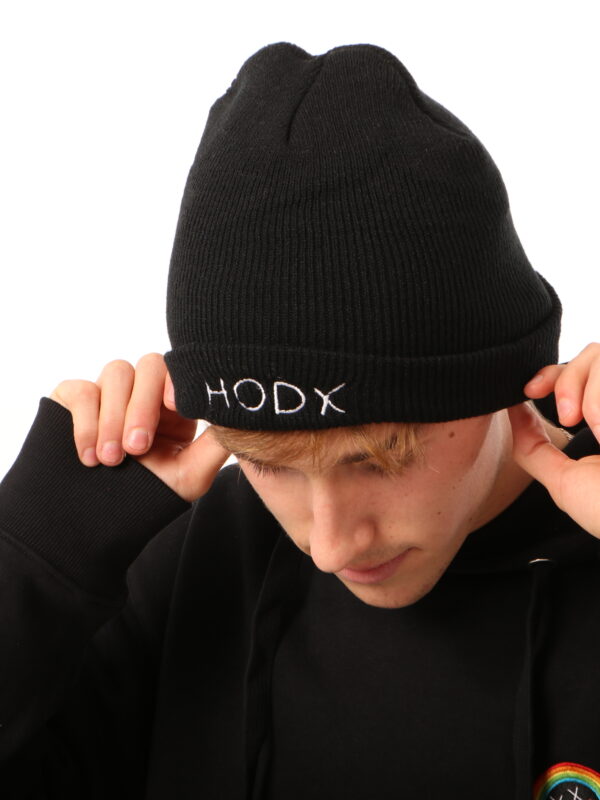 gorro letra negro